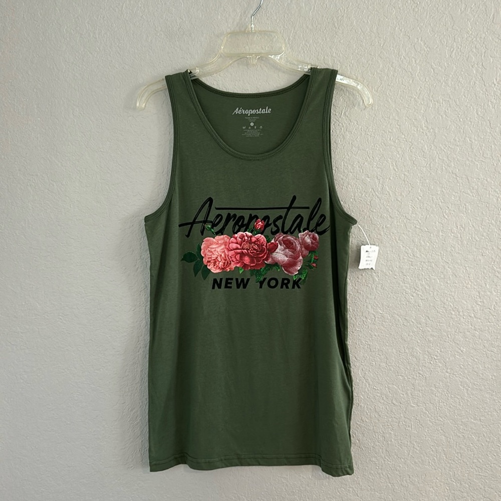 Floral aero tank